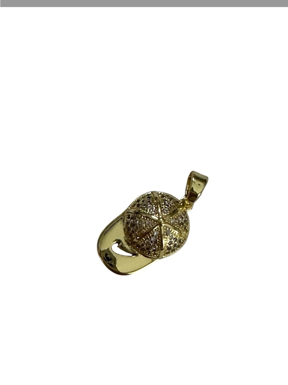 18K GF Nike Cap Pendant